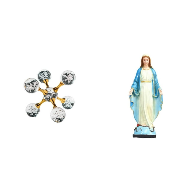 Elegante figura moderna de María, adorno de mesa, escultura decorativa para escritorio, oficina, estantería, sala de estar, dormitorio.
