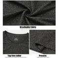 thumbnail image 4 of 3-4 Pack T-Shirt à Manches Longues Dry Fit pour Femmes Évacuant l'Humidité Tee à Manches Longues Compression Extérieure Course Tops d'Entraînement, 4 of 5