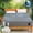 Gray, variant on Grounding Sheets King Size 76x80x13.5 Inches – Organic Cotton with Silver, Gray Fitted Earthing Sheets for Overall Improved Wellbeing, with 15 ft Grounding Cord