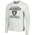 thumbnail image 2 of Men's '47 Heathered Gray Las Vegas Raiders Dozer Franklin Long Sleeve T-Shirt, 2 of 3