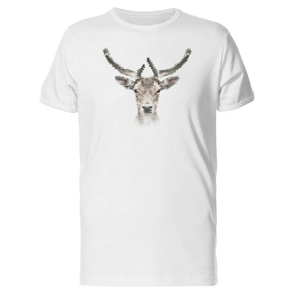Vintage Geometric Deer Design Tee Men's -Image by Shutterstock