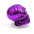 thumbnail image 4 of Unique Bargains 1PC Universal Skull Head Style Car Manual Stick Gear Shift Knob Lever Shifter Purple, 4 of 6