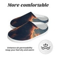thumbnail image 6 of Lsque Starry Sky Cloud Puppy Pattern Womens Comfort Cotton on Scuff With Memory Foam and Anti-skid Sole Slipper-40/41, 6 of 7