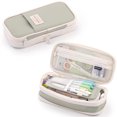 thumbnail image 4 of Estuche de almacenamiento grande para lápices con cremallera, bolsa organizadora de gran capacidad para caja de viaje de oficina, 4 of 6
