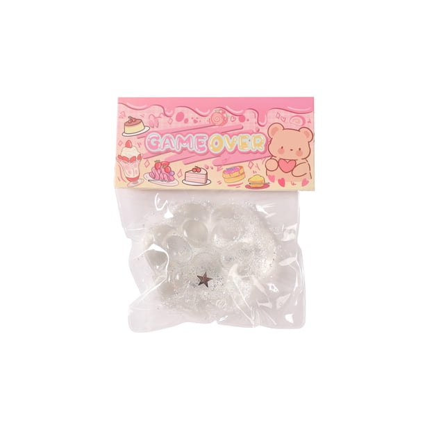 Taba Squishy Cat Paw Squeeze Toys Juguete sensorial Fidget para su mejor fiesta suave y relajada Favores Regalo de cumpleaños Juguetes blandos para adultos (Transparente)