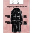 thumbnail image 2 of Jessica Simpson Women's Winter Coat - Full Length Single Breasted Sherpa Fleece Peacoat (Size: S-XL), 2 of 7