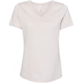 thumbnail image 2 of Bella Canvas 6405 Missy Jersey T-Shirt à Manches Courtes à Col en V, L, Heather Dust, 2 of 3