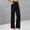 Black plus size wide leg trousers a1, variant on Cagogo Women's Plus Size Wide Leg High Waisted Trousers with Pockets Casual Loose Long Pants Beach Work Lounge Trousers Fashion Beachwear Clothes, Coffee M