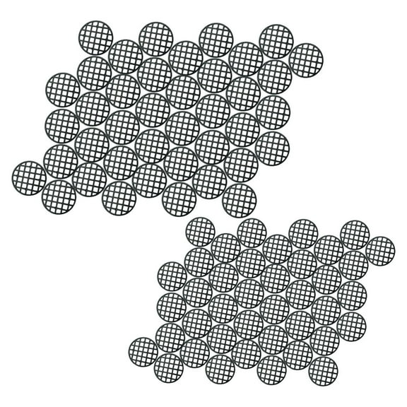 WHAMVOX 200Pcs Flower Pot Hole Mesh Pad Breathable Flowerpot Mesh Pad Planter Pot Drainage Mesh Hole Screen