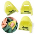 thumbnail image 4 of Mini Gobernación Dedo Costura 3 PCS Ayuda Accesorios Plantilla para El La Nave Bricolaje (diente Único) Amarillo, 4 of 9