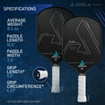 thumbnail image 6 of JOOLA Ben Johns Hyperion CFS 16mm Pickleball Paddle, Elongated Handle, Carbon Fiber, Black, 6 of 7