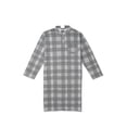 thumbnail image 2 of Men's Adaptive Open Back Grey Check Gown, 2 of 6
