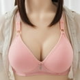 thumbnail image 2 of Sngxgn Women's Bra Wireless T-Shirt Bra(Pink,40), 2 of 4