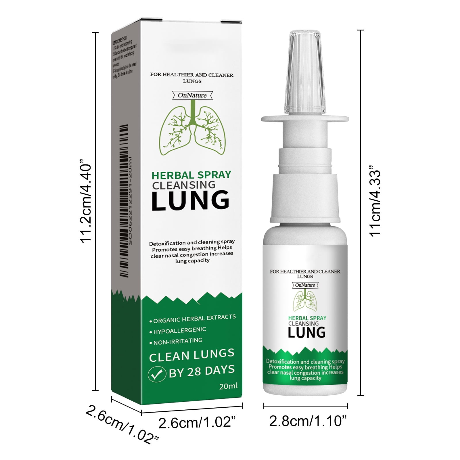 Alvantor Moisturizing Nasal Spray for Insect & Pest Repellent, 0.67fl.oz