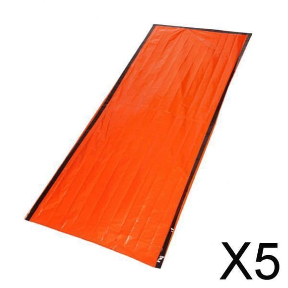 Colaxi 5-6pack Emergency Sleeping Bag Disaster Outdoor Survival Lightweight Tent 5 Pcs