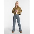 thumbnail image 3 of Kacey Lee Women's Cropped Chore Jacket, Sizes XS-XXL, 3 of 6