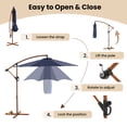 thumbnail image 5 of COSIEST 8ft 360° Rotating Cantilever Umbrella，Outdoor Patio Umbrella, 5 of 7