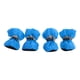 thumbnail image 2 of 4x Botas para perros con protectores reflectantes y cálidos para las patas. Fundas para zapatos de mascotas para correr. 6 Azul 6cmx5cm, 2 of 8