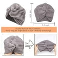 thumbnail image 6 of Women's Winter Knit Beanie Wool Hat Warm Turban Style Thick Cap for Comfort and Coverage, 6 of 6