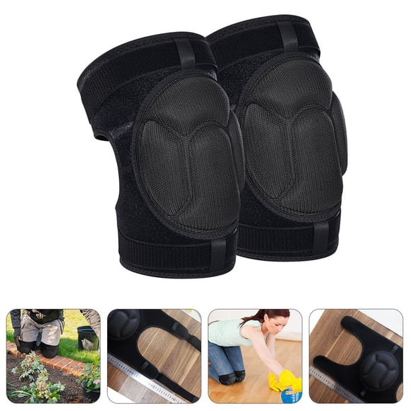 Milisten Volleyball Knee Pads Knee Pad Black Spandex Patella 1 Pair