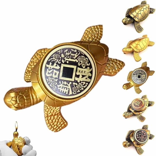 Turtle Lighter, 2025 New Cool Rotating Butane Lighter, Personalized Torch Lighter, Luck Refillable Adjustable Soft Flame Lighters, Unique Gift for Boyfriends, Friends, Outdoor Camping, Fireplace (E)