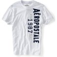 thumbnail image 1 of Aeropostale - Camiseta gráfica para hombre Ath 1987 Dept, color blanco, grande, 1 of 1