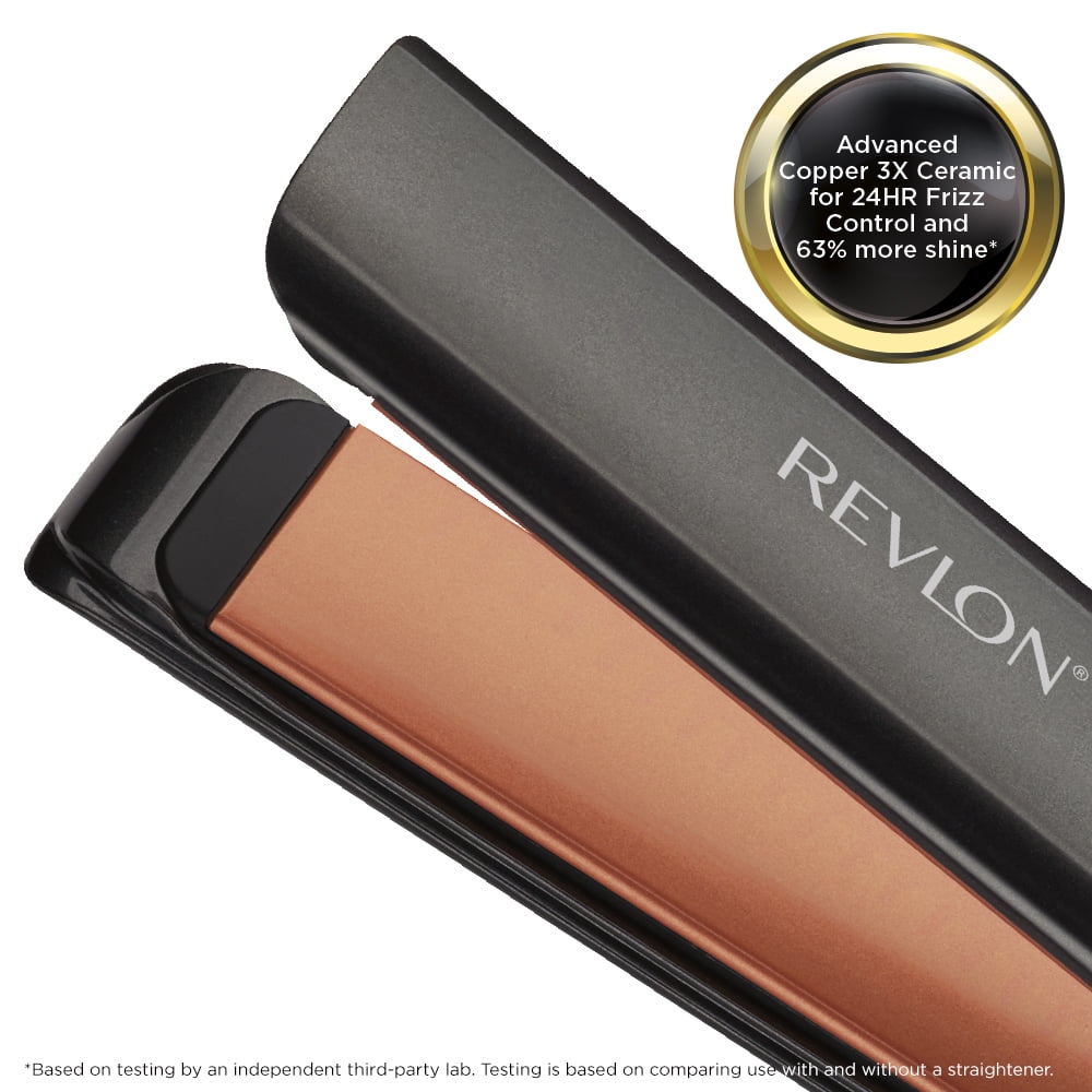 revlon pro collection salon straight copper smooth flat iron