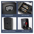 thumbnail image 5 of Tuya Smart Key Lock Box Wall Mounted Aluminum Alloy Key Safe Box Weatherproof With Code Key Storage Lock Box Indoor Outdoor ,Prevent Theft, 5 of 7