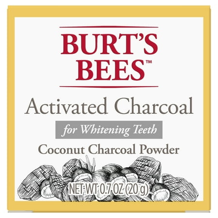 Burt's Bees Activated Coconut Charcoal Powder for Teeth Whitening, (Best Teeth Whitening Products For Smokers)