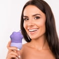 thumbnail image 2 of Rodillo de hielo Limpiador facial Piel Masajeador en frío Multifuncional Reducir el acné (Púrpura) Likrtyny Cuidado Belleza, 2 of 8