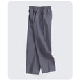 thumbnail image 3 of CPNG Boys Pure Cotton Dress Pants Straight Pants High Waist School Uniform Pants Classic Elastic High Waist Uniform Pants(Grey,13-14 Years), 3 of 3