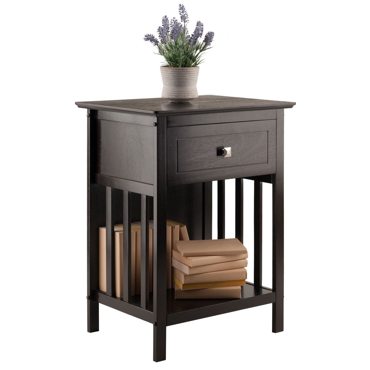 Winsome Marcel Accent Table in Coffee Finish