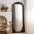 thumbnail image 3 of Arch Mirror Full-Length Mirror Vintage Decorative Mirror,71"x31",Natural, 3 of 6