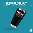 thumbnail image 2 of Pastor Warning Anything You Say Or Do Could Be Used In Sermon Vacuum Insulated Tumbler 20oz Funny Stainless Steel Drinkware Preacher Minister Appreciation Ordination Christmas With Straw Lid, 2 of 7