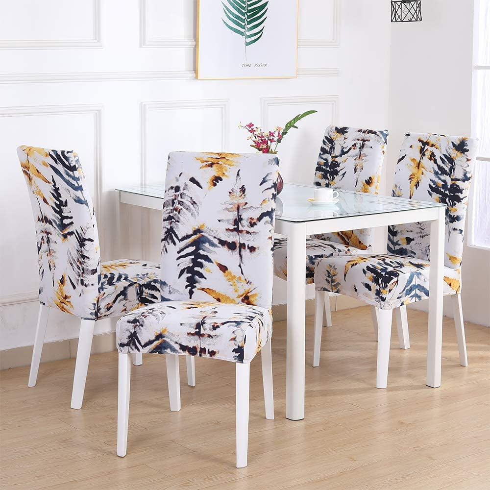 Not Fade Non-Slip Chair Protective Cover Reception Decor for Dining Room Hotel Ceremony Four Season Universal Dining Chair Cover White 