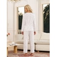 thumbnail image 3 of HEARTNICE Womens Pajama Sets, Pullover Soft Loungewear Long Sleeve Pjs Sets, 3 of 5