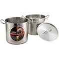 thumbnail image 2 of Winware Caldera doble de acero inoxidable de 8 cuartos con cubierta, 2 of 4