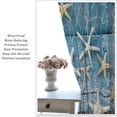 thumbnail image 5 of Marine Life Blackout Curtains Watercolor Water Grass Shell Print Curtains for Living Room Bedroom Privacy Curtains 42x54 Inches, 5 of 6