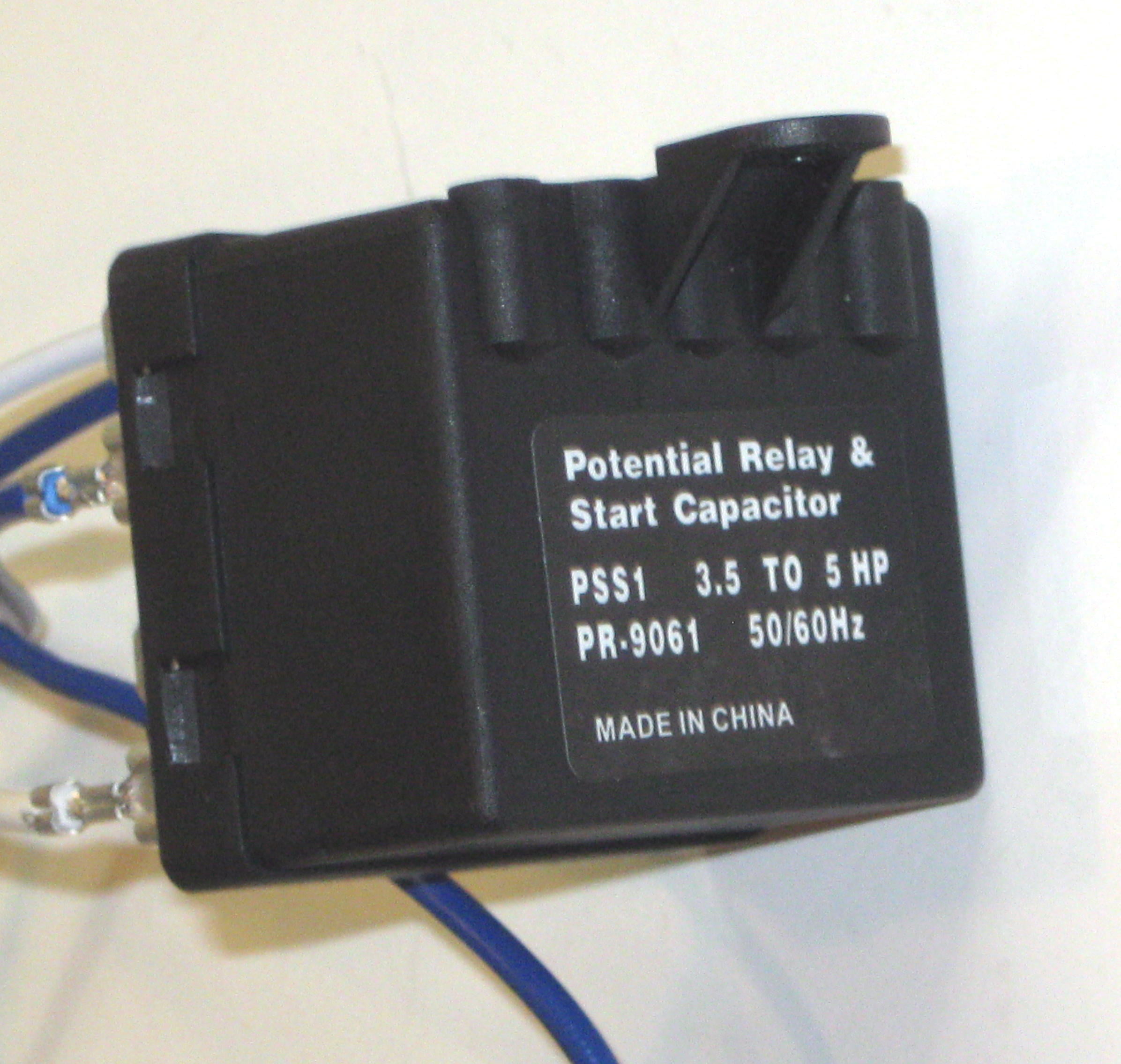 HVAC Air Conditioning Super Torque Kick Start Potential Relay & Capacitor PSS5 for sale online 
