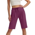 thumbnail image 5 of PIWHJQK Women Athletic Yoga Shorts Women's 5 Inch Elastic Fitness Shorts Breathable Sport Leggings Combo Bottoms, 5 of 5