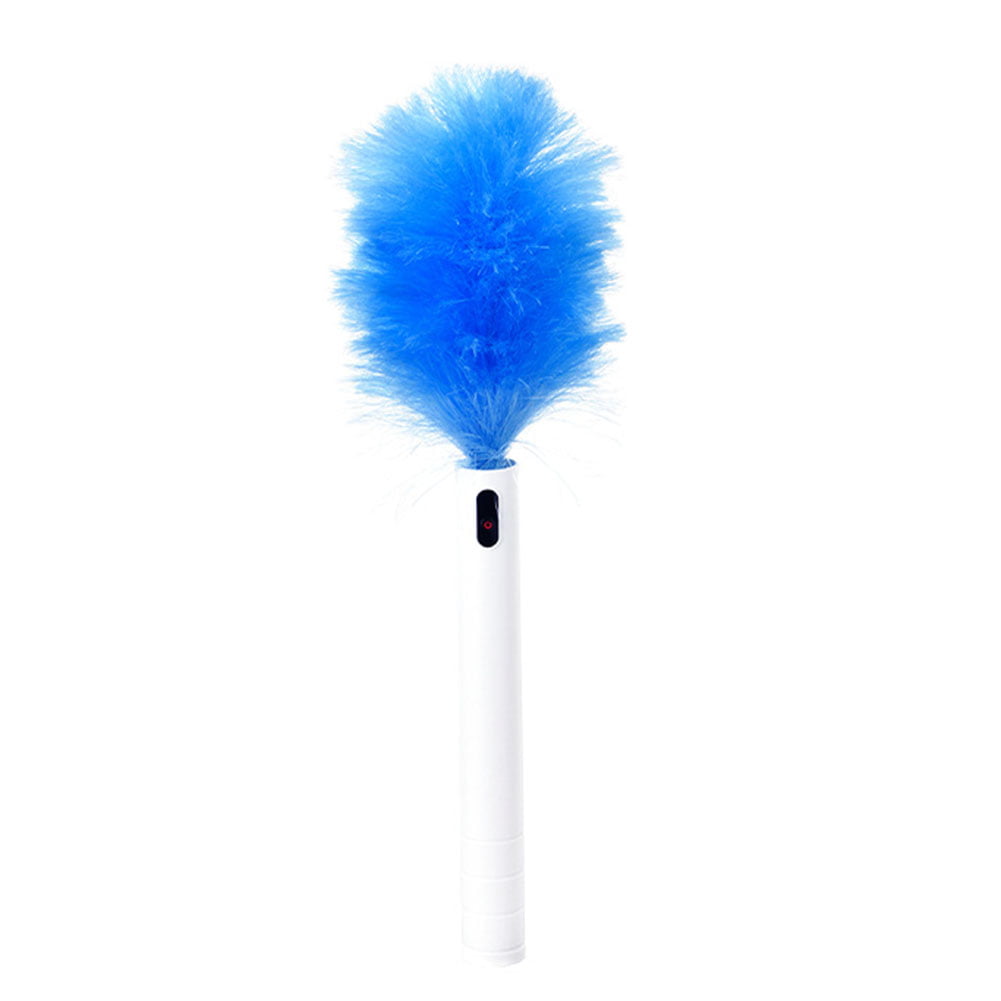 EDFRWWS Electric Feather Dust Cleaning Brush Telescopic Removal Duster Home  Cleaner 