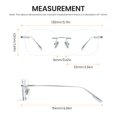 thumbnail image 2 of Cyxus Titanium Blue Light Glasses for Men Frameless Rimless Glasses Computer Glasses UV protection Eyeglasses T18, 2 of 5