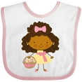 thumbnail image 3 of Inktastic Easter African American Girl Girls Baby Bib, 3 of 4