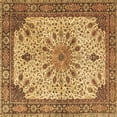 thumbnail image 1 of Ahgly Company Indoor Square Persian Brown Traditional Area Rugs, 3' Square, 1 of 4