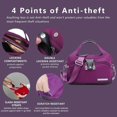 thumbnail image 5 of BlueLarge Capacidad Impermeable y antirrobo Bolso de moda Bolsos de hombro para mujer, 5 of 5