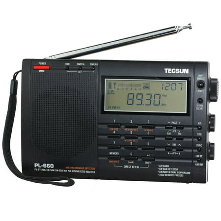 Tecsun PL660 AM FM SW Air SSB Synchronous Radio (Best Tecsun Shortwave Radio)