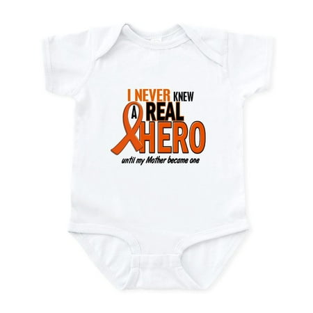 

CafePress - Never Knew A Hero 2 ORANGE (Mother) Infant Bodysui - Baby Light Bodysuit Size Newborn - 24 Months