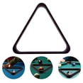 thumbnail image 1 of HONITANO Billiard Rack for Sports Room 1Pcs Black Wooden Pool Table Accessories, 1 of 8