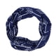 thumbnail image 5 of Bufanda convertible con estampado de flechas para mujer, bolsillo con cremallera, bufandas de vacaciones de e invierno Azul BLESIY Bufanda con bolsillo oculto, 5 of 8