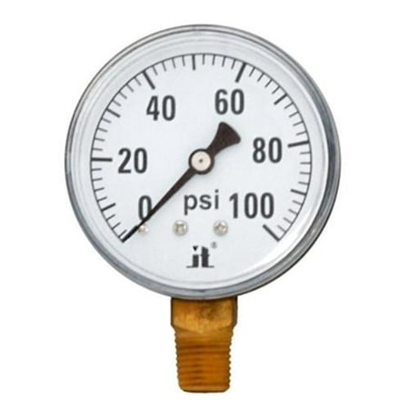 Zenport DPG100 Dry Air Pressure Gauge 0-100 Psi